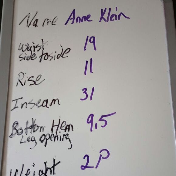 Anne Klein Pants‎ Ladies 14 Black Straight Leg - Picture 7 of 7